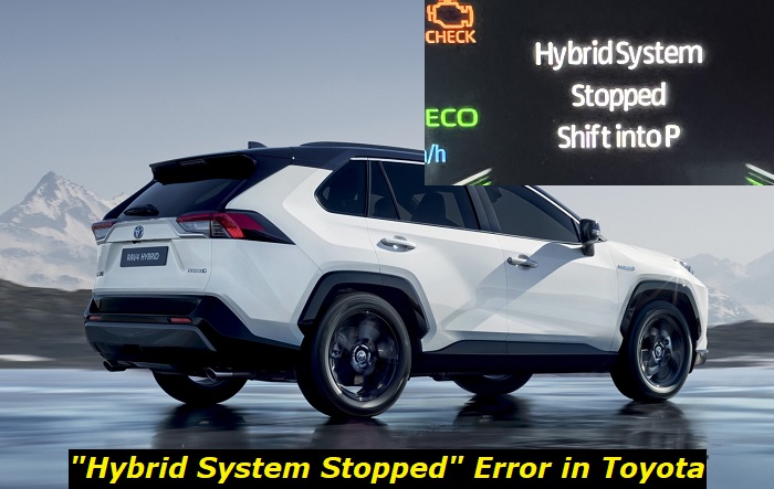 hybrid system stopped shit to p toyota